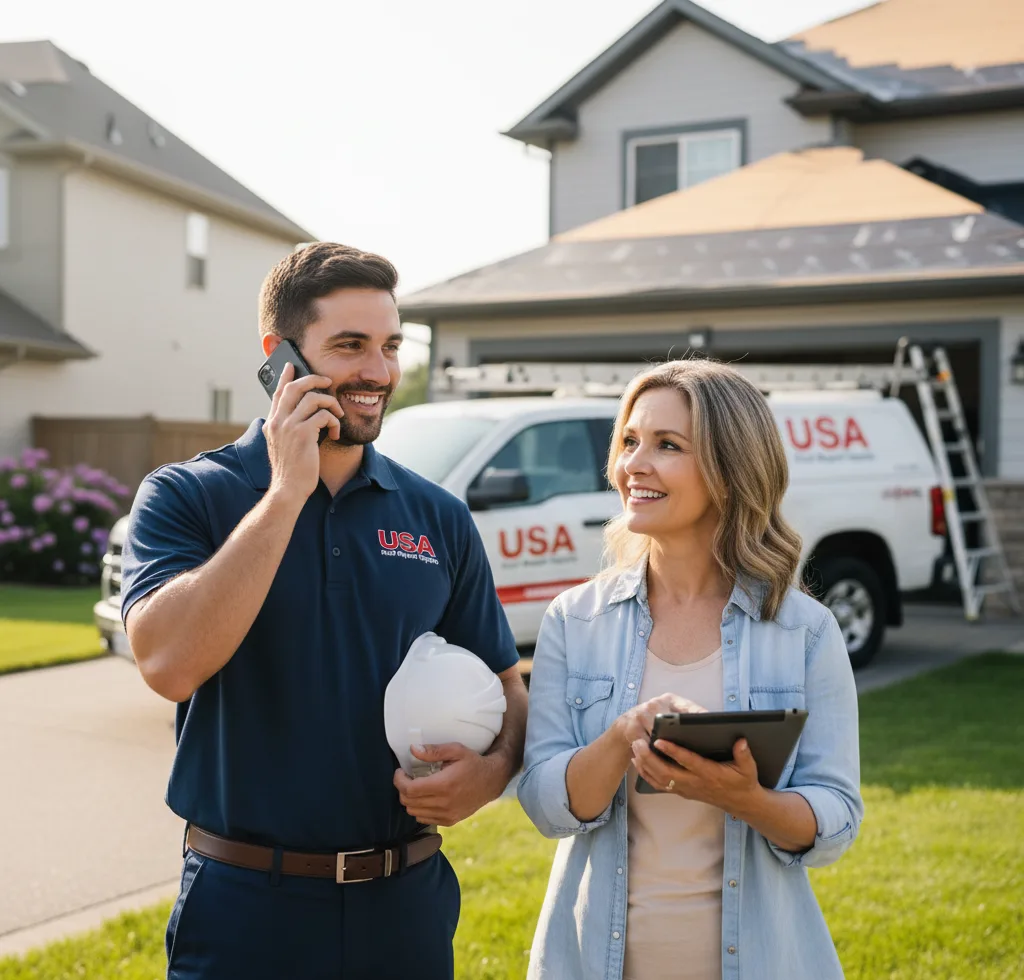 USA Roof Repair Experts customer support in Woodbridge